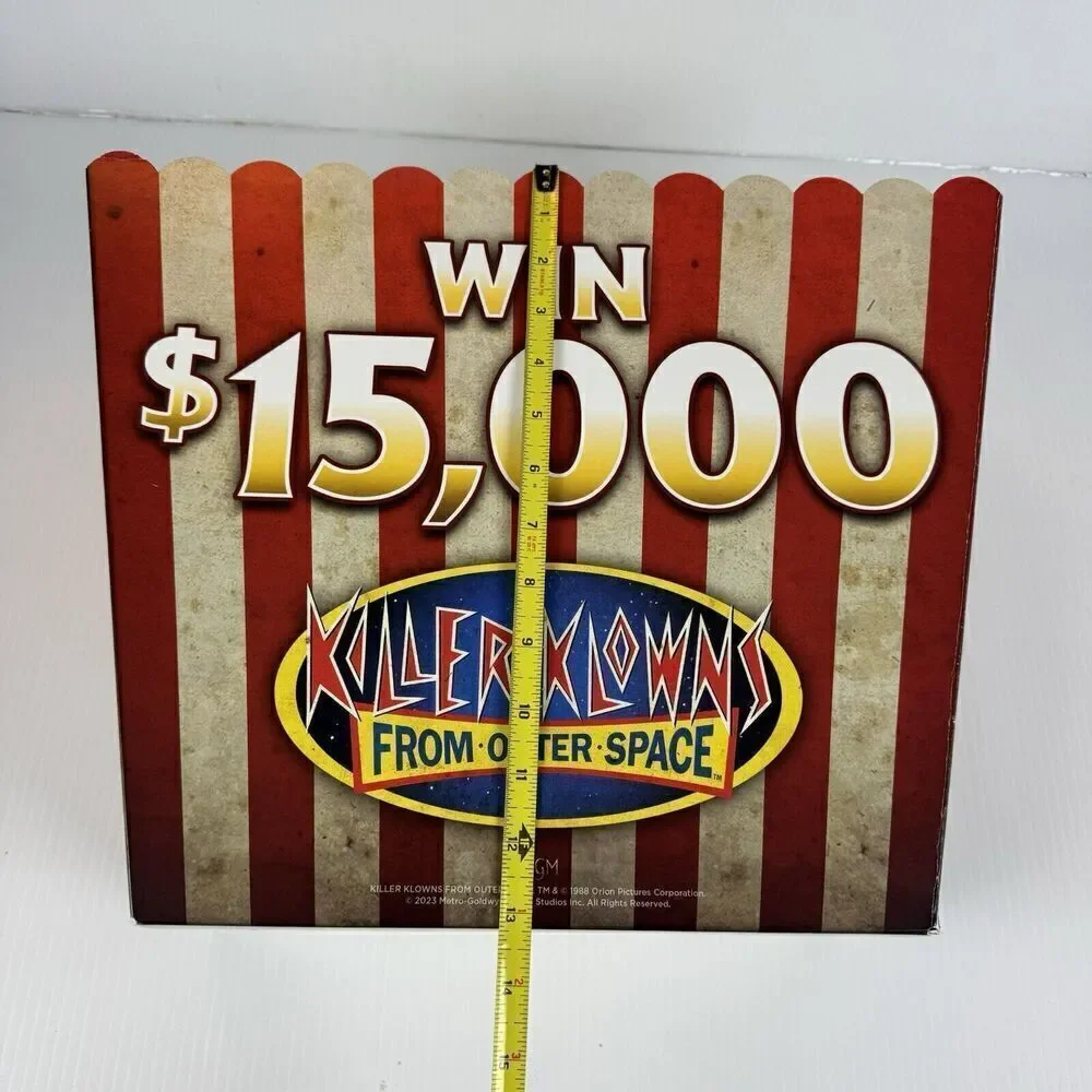 Spirit Halloween Killer Klowns from Outer Space Store Display Large Popcorn Box